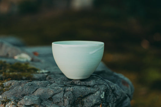 【洸春陶苑×UTSUWA】コラボカップ グリーン 淡