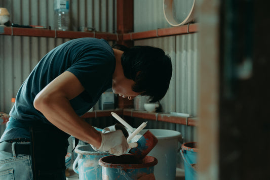 【陶芸家：中尾浩揮】混ざり合う色彩、生まれる世界