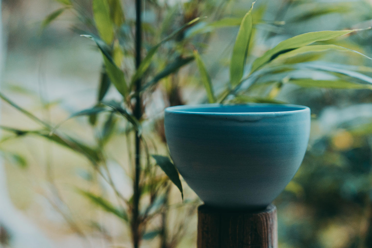 【洸春陶苑×UTSUWA】コラボカップ ブルー 淡